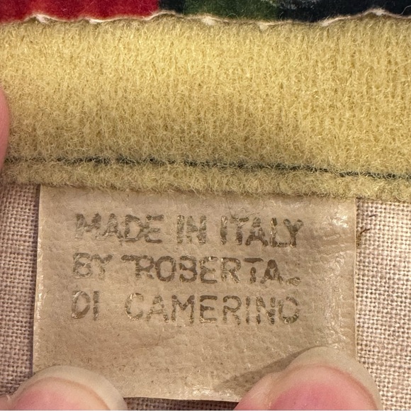 Vintage ROBERTA DI CAMERINO Velvet Pouch - Picture 8 of 8